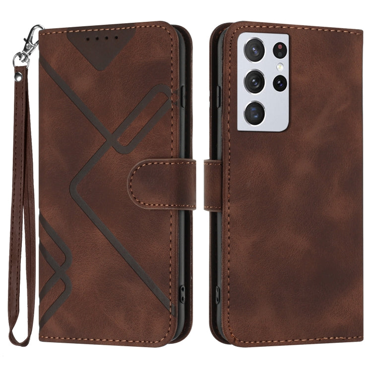 Custodia portafoglio in pelle per Samsung Galaxy S21 5G