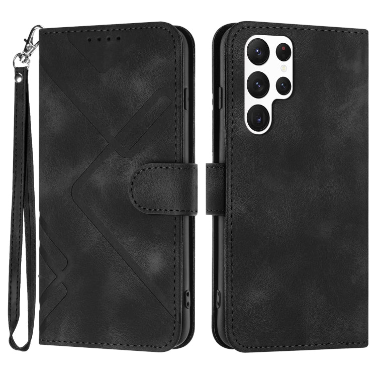 Custodia portafoglio in pelle per Samsung Galaxy S22 Ultra