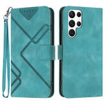 Custodia portafoglio in pelle per Samsung Galaxy S22 Ultra