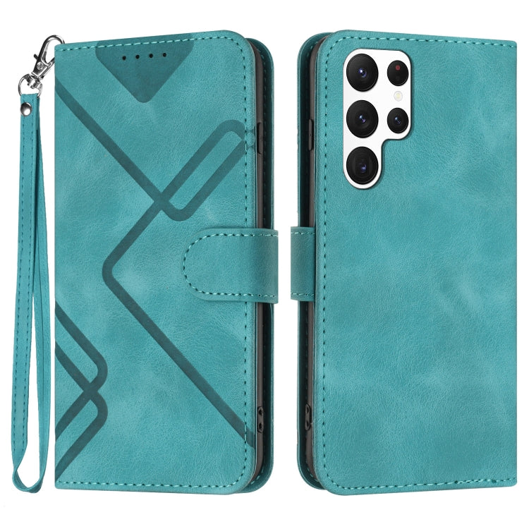 Custodia portafoglio in pelle per Samsung Galaxy S22 Ultra
