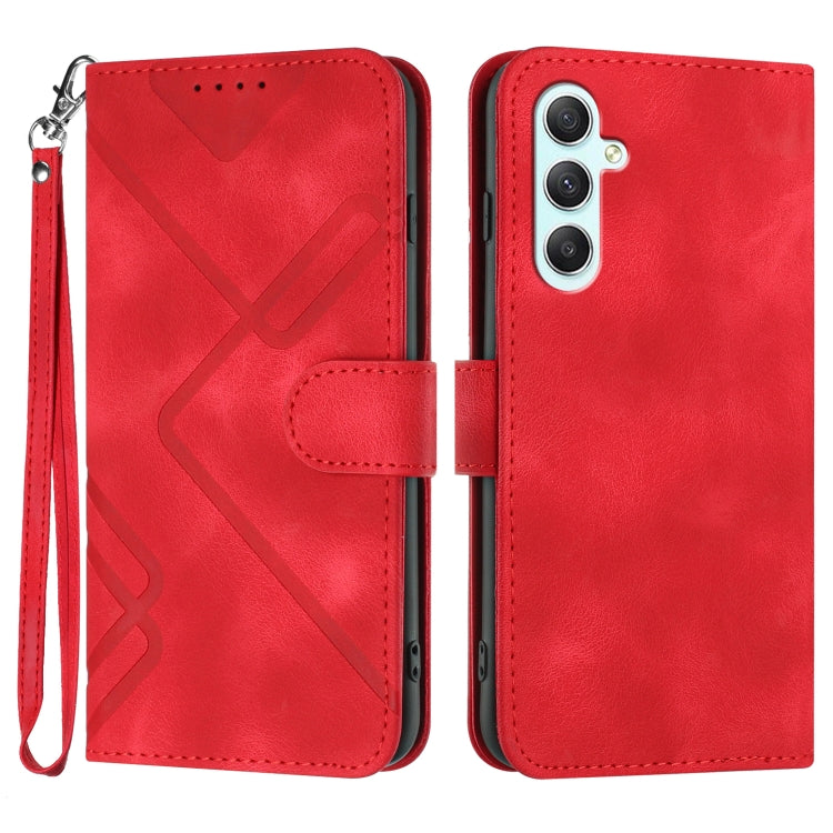 Custodia portafoglio in pelle per Samsung Galaxy A55 5G