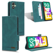 Custodia portafoglio in pelle con chiusura magnetica per Samsung