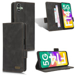 Custodia portafoglio in pelle con chiusura magnetica per Samsung