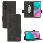 Custodia portafoglio in pelle con chiusura magnetica Samsung