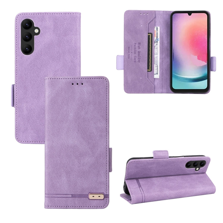 Custodia portafoglio in pelle con chiusura magnetica per Samsung