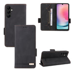 Custodia portafoglio in pelle con chiusura magnetica per Samsung