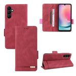 Custodia portafoglio in pelle con chiusura magnetica per Samsung