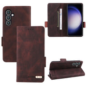 Custodia portafoglio in pelle con chiusura magnetica per Samsung