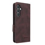 Custodia portafoglio in pelle con chiusura magnetica per Samsung