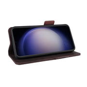 Custodia portafoglio in pelle con chiusura magnetica per Samsung