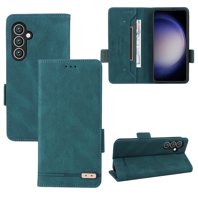 Custodia portafoglio in pelle con chiusura magnetica per Samsung