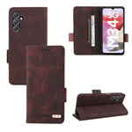 Custodia portafoglio in pelle con chiusura magnetica per Samsung