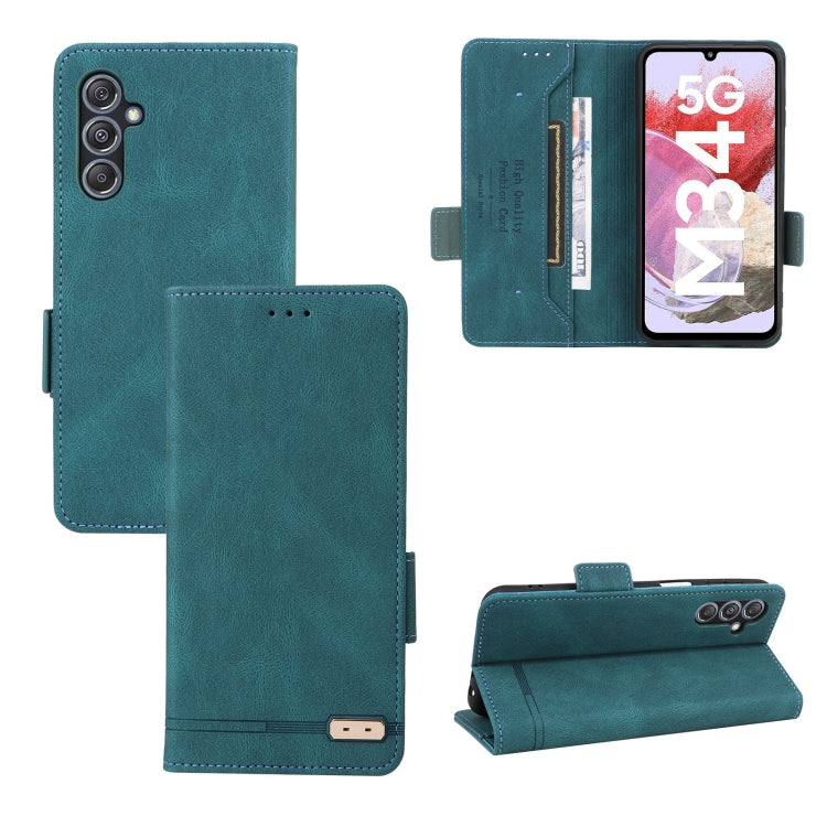 Custodia portafoglio in pelle con chiusura magnetica per Samsung