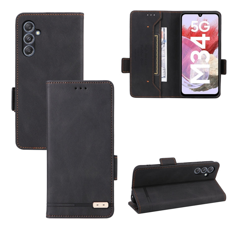 Custodia portafoglio in pelle con chiusura magnetica per Samsung