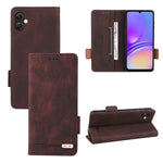 Custodia portafoglio in pelle con chiusura magnetica per Samsung