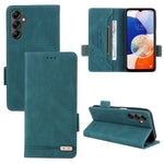Custodia portafoglio in pelle con chiusura magnetica per Samsung