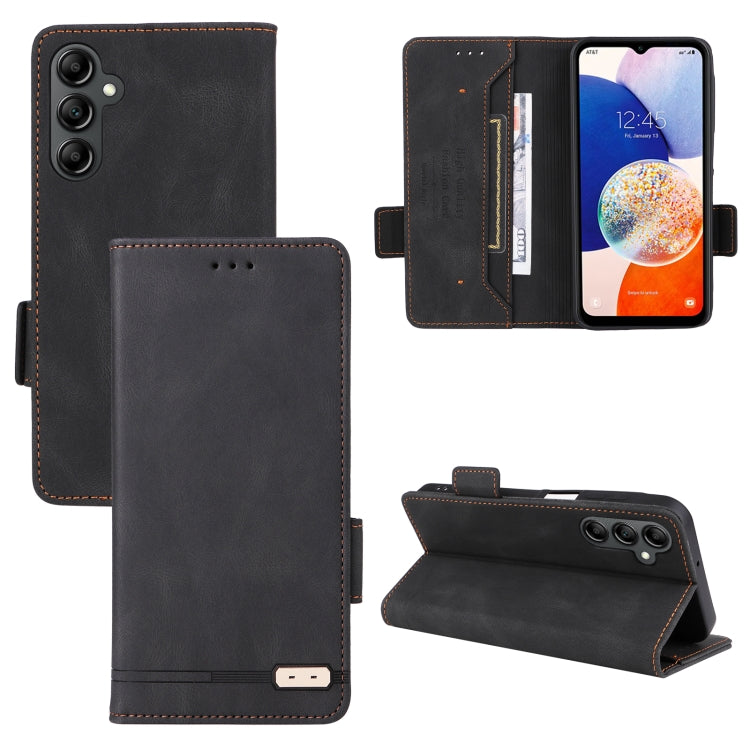 Custodia portafoglio in pelle con chiusura magnetica per Samsung