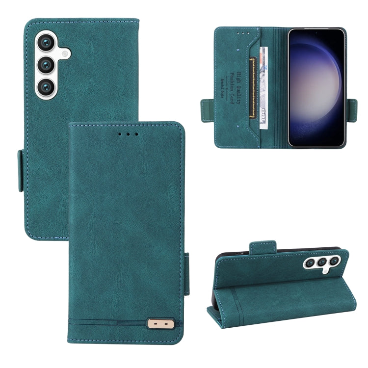 Custodia portafoglio in pelle con chiusura magnetica per Samsung