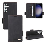 Custodia portafoglio in pelle con chiusura magnetica per Samsung