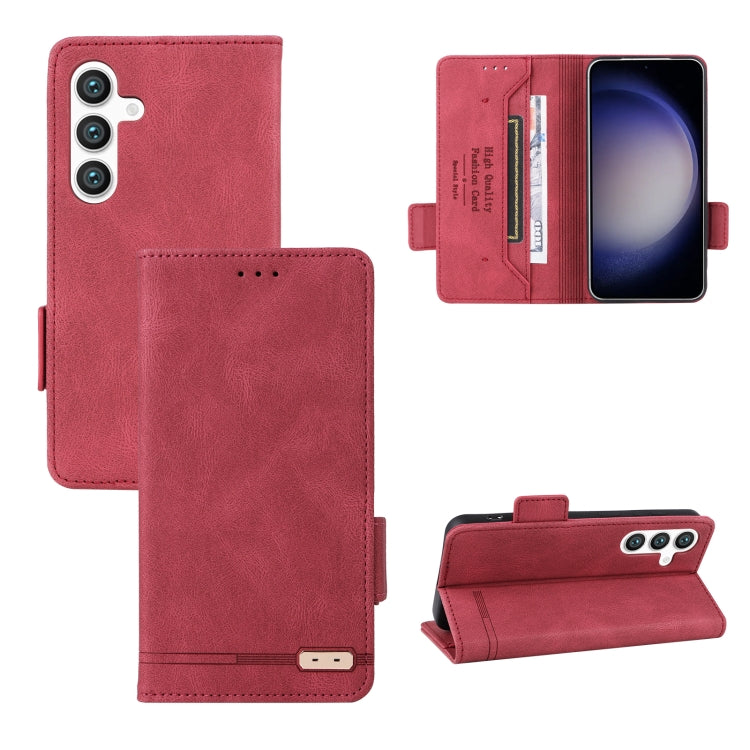 Custodia portafoglio in pelle con chiusura magnetica per Samsung
