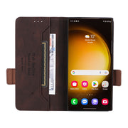 Custodia portafoglio in pelle con chiusura magnetica Samsung