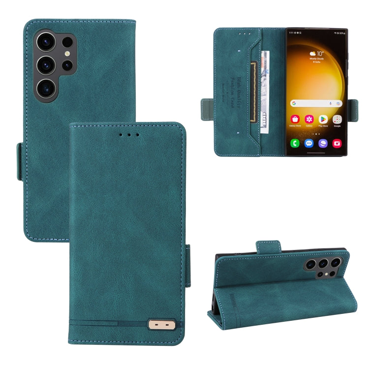 Custodia portafoglio in pelle con chiusura magnetica Samsung