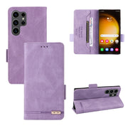 Custodia portafoglio in pelle con chiusura magnetica Samsung