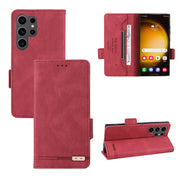 Custodia portafoglio in pelle con chiusura magnetica Samsung