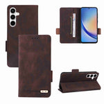 Custodia portafoglio in pelle con chiusura magnetica per Samsung