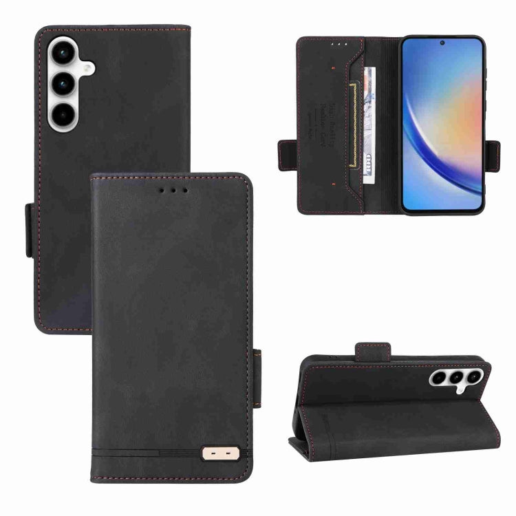 Custodia portafoglio in pelle con chiusura magnetica per Samsung