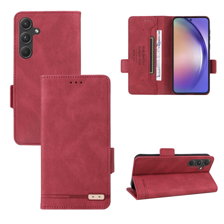 Custodia portafoglio in pelle con chiusura magnetica Samsung