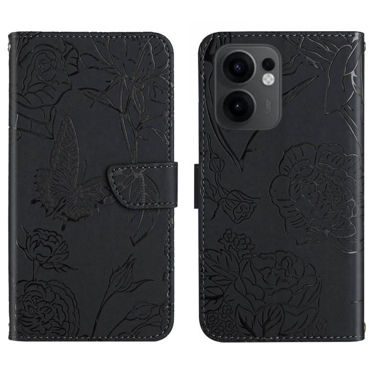 Custodia in pelle con supporto e slot carte per OPPO A5 Pro 5G e Reno13