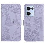 Custodia in pelle con supporto e slot carte per OPPO A5 Pro 5G e Reno13