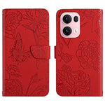 Custodia in pelle con supporto e slot carte per OPPO A5 Pro 5G e Reno13