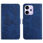 HT03 Cassa del telefono di cuoio di vibrazione impressa farfalla di sensibilità della pelle, For OPPO A5x 4G Global / 5G Global, For OPPO A5 5G Global, For OPPO Reno14 Pro 5G Global, For OPPO Reno14 5G Global