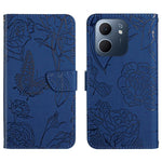 HT03 Cassa del telefono di cuoio di vibrazione impressa farfalla di sensibilità della pelle, For OPPO A5x 4G Global / 5G Global, For OPPO A5 5G Global, For OPPO Reno14 Pro 5G Global, For OPPO Reno14 5G Global
