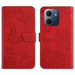 HT03 Cassa del telefono di cuoio di vibrazione impressa farfalla di sensibilità della pelle, For OPPO A5x 4G Global / 5G Global, For OPPO A5 5G Global, For OPPO Reno14 Pro 5G Global, For OPPO Reno14 5G Global