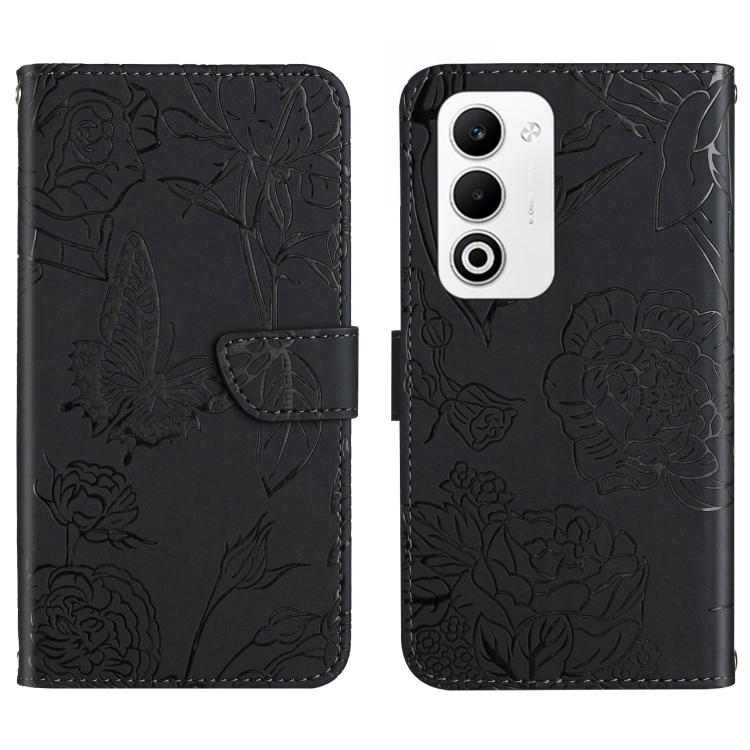 HT03 Cassa del telefono di cuoio di vibrazione impressa farfalla di sensibilità della pelle, For OPPO A5x 4G Global / 5G Global, For OPPO A5 5G Global, For OPPO Reno14 Pro 5G Global, For OPPO Reno14 5G Global