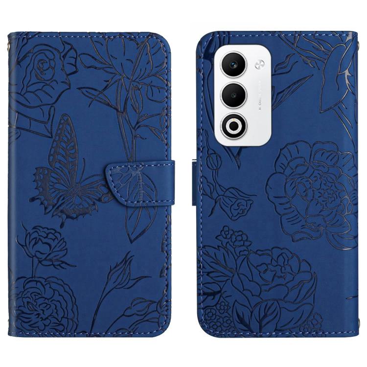HT03 Cassa del telefono di cuoio di vibrazione impressa farfalla di sensibilità della pelle, For OPPO A5x 4G Global / 5G Global, For OPPO A5 5G Global, For OPPO Reno14 Pro 5G Global, For OPPO Reno14 5G Global