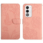 HT03 Cassa del telefono di cuoio di vibrazione impressa farfalla di sensibilità della pelle, For OPPO A5x 4G Global / 5G Global, For OPPO A5 5G Global, For OPPO Reno14 Pro 5G Global, For OPPO Reno14 5G Global