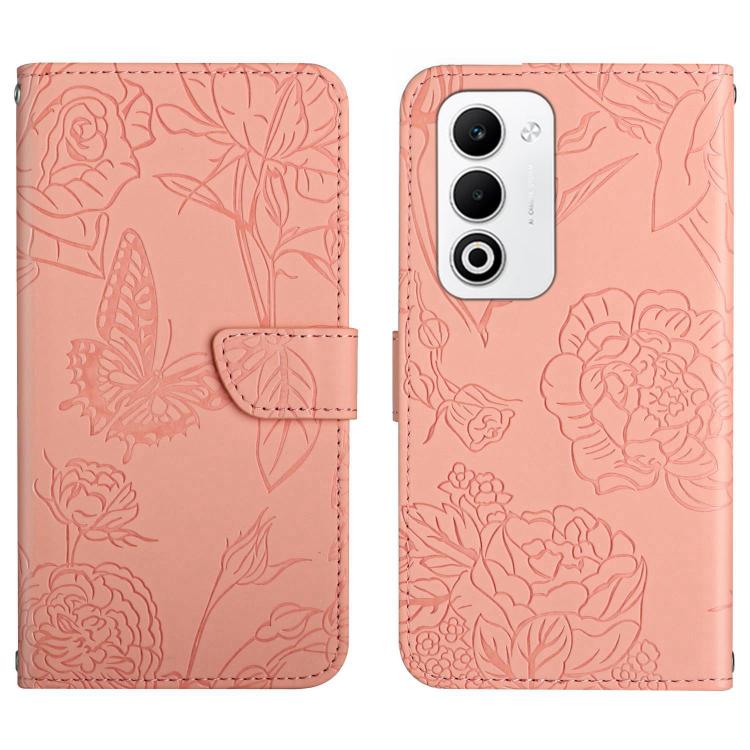 HT03 Cassa del telefono di cuoio di vibrazione impressa farfalla di sensibilità della pelle, For OPPO A5x 4G Global / 5G Global, For OPPO A5 5G Global, For OPPO Reno14 Pro 5G Global, For OPPO Reno14 5G Global