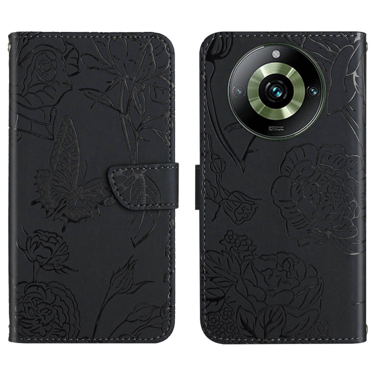 Custodia in pelle con supporto e scomparti per Realme 11 Pro