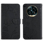 HT03 Cassa del telefono di cuoio di vibrazione impressa farfalla di sensibilità della pelle, For Realme C75 4G, For Realme 13+ 5G Global, For Realme 13 Pro 5G / 13 Pro+ 5G, For Realme C63 5G