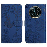 HT03 Cassa del telefono di cuoio di vibrazione impressa farfalla di sensibilità della pelle, For Realme C75 4G, For Realme 13+ 5G Global, For Realme 13 Pro 5G / 13 Pro+ 5G, For Realme C63 5G