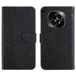 HT03 Cassa del telefono di cuoio di vibrazione impressa farfalla di sensibilità della pelle, For Realme C75 4G, For Realme 13+ 5G Global, For Realme 13 Pro 5G / 13 Pro+ 5G, For Realme C63 5G