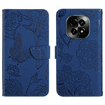 HT03 Cassa del telefono di cuoio di vibrazione impressa farfalla di sensibilità della pelle, For Realme C75 4G, For Realme 13+ 5G Global, For Realme 13 Pro 5G / 13 Pro+ 5G, For Realme C63 5G