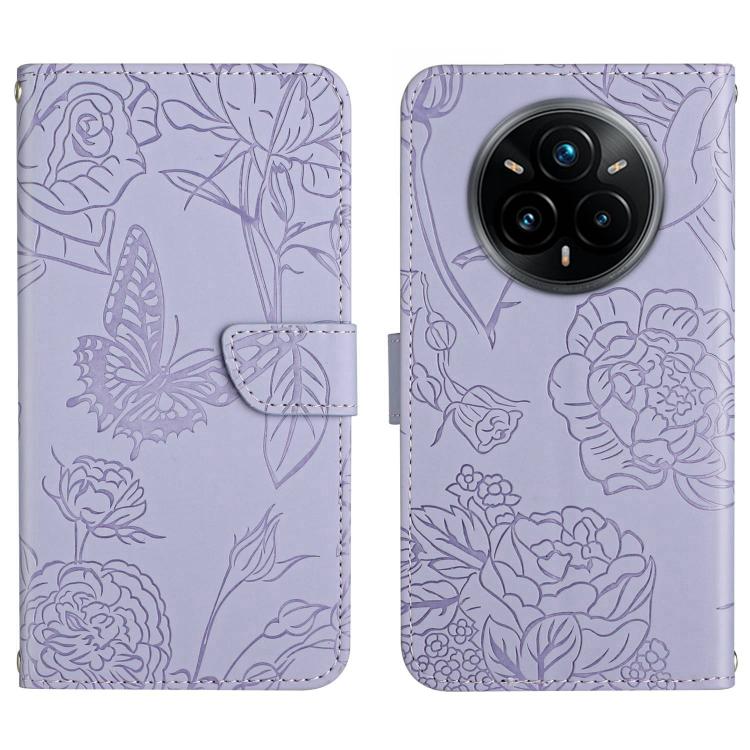 HT03 Cassa del telefono di cuoio di vibrazione impressa farfalla di sensibilità della pelle, For Realme C75 5G, For Realme 14 5G Global / P3 5G Global, For Realme P3 Pro 5G Global, For Realme 14 Pro+ 5G