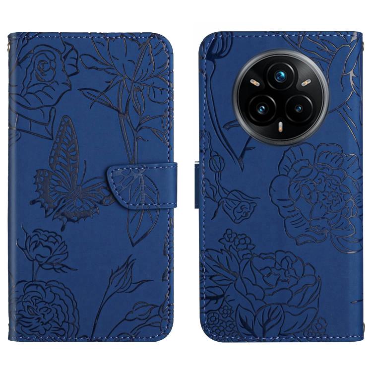 HT03 Cassa del telefono di cuoio di vibrazione impressa farfalla di sensibilità della pelle, For Realme C75 5G, For Realme 14 5G Global / P3 5G Global, For Realme P3 Pro 5G Global, For Realme 14 Pro+ 5G