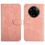 HT03 Cassa del telefono di cuoio di vibrazione impressa farfalla di sensibilità della pelle, For Realme C75 5G, For Realme 14 5G Global / P3 5G Global, For Realme P3 Pro 5G Global, For Realme 14 Pro+ 5G