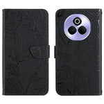 HT03 Cassa del telefono di cuoio di vibrazione impressa farfalla di sensibilità della pelle, For Realme C75 5G, For Realme 14 5G Global / P3 5G Global, For Realme P3 Pro 5G Global, For Realme 14 Pro+ 5G